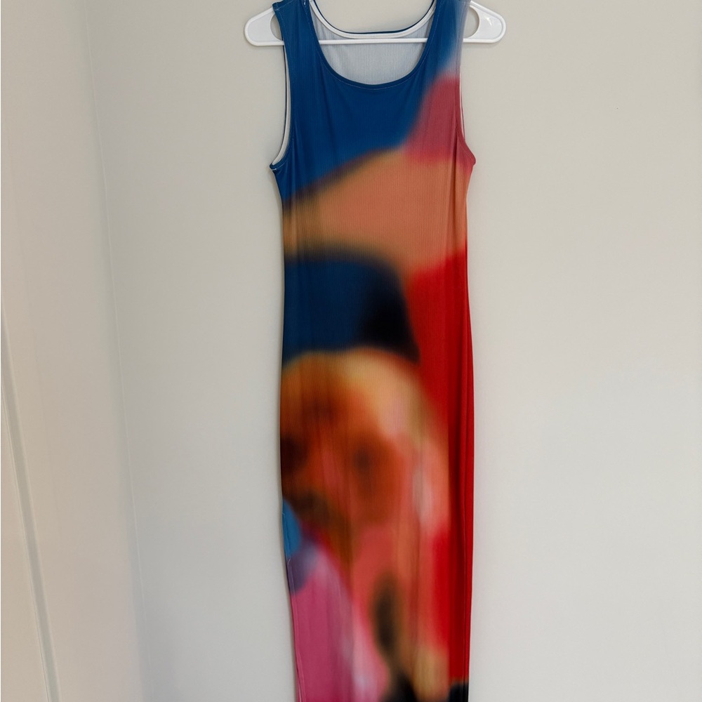 Colorful Abstract Maxi Dress